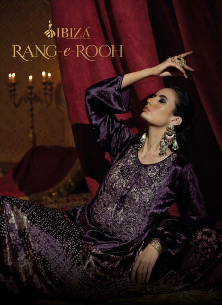 Rang E Rooh By Ibiza Viscose Velvet Salwar Kameez